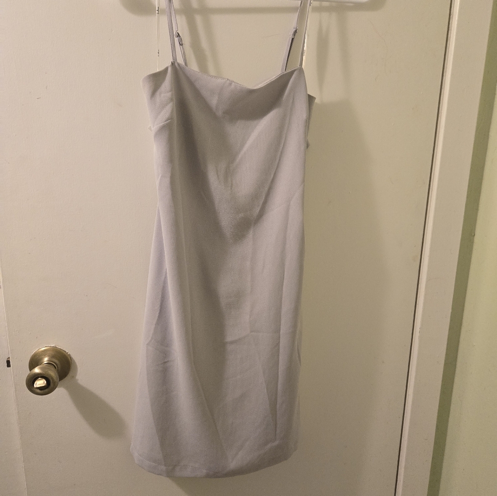 Lulu's Toast to life gray dress size small